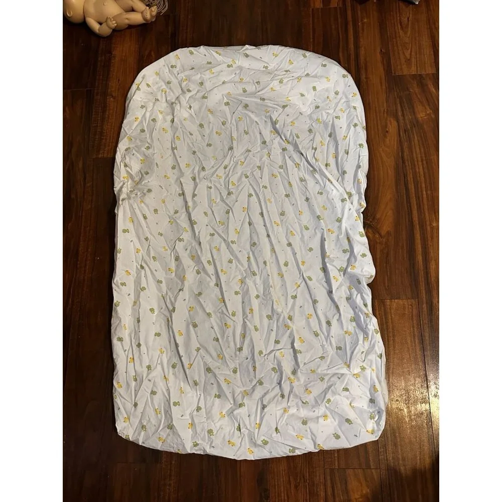 Carter’s Just One You Dragonflies Frogs Ducks RARE PATTERN‎ Fitted Crib Sheet